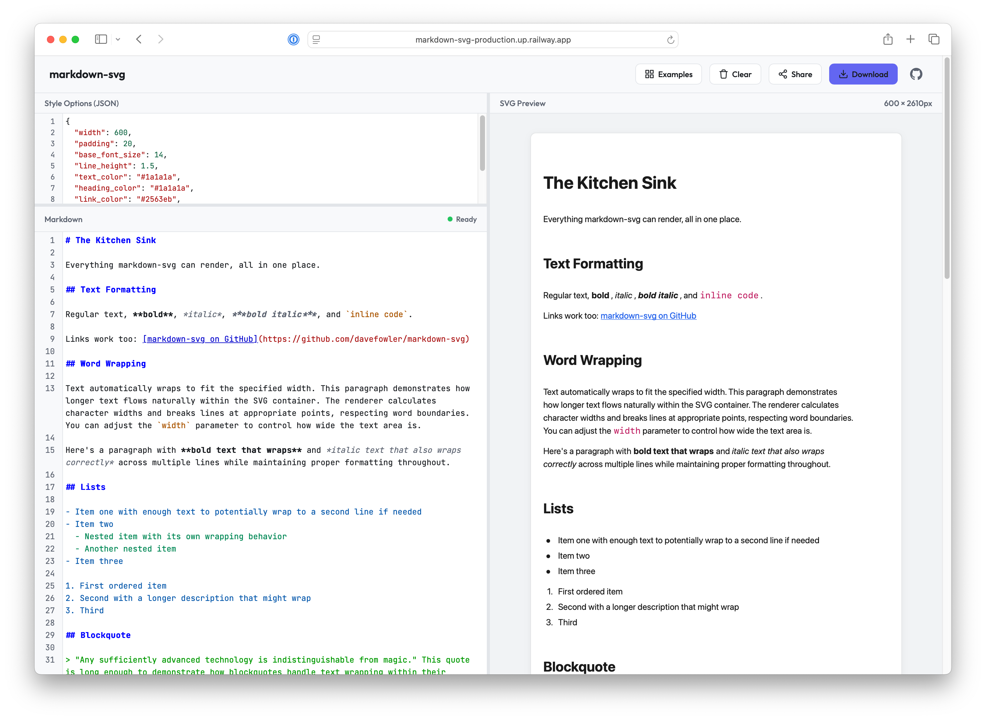 markdown-svg playground